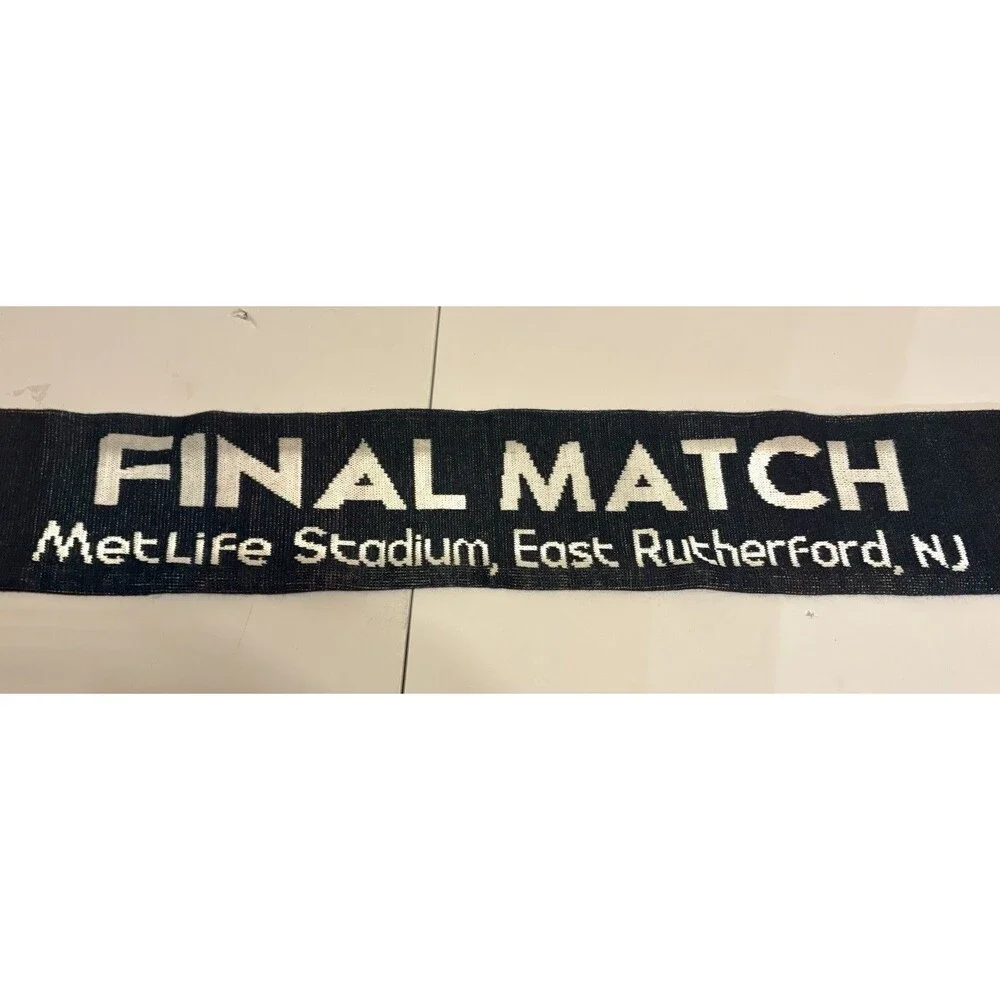 COPA America Centenario Scarf Mens Black Soccer Futbol 2016 Final Match NJ